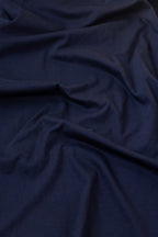 Navy blue fabric with folds
