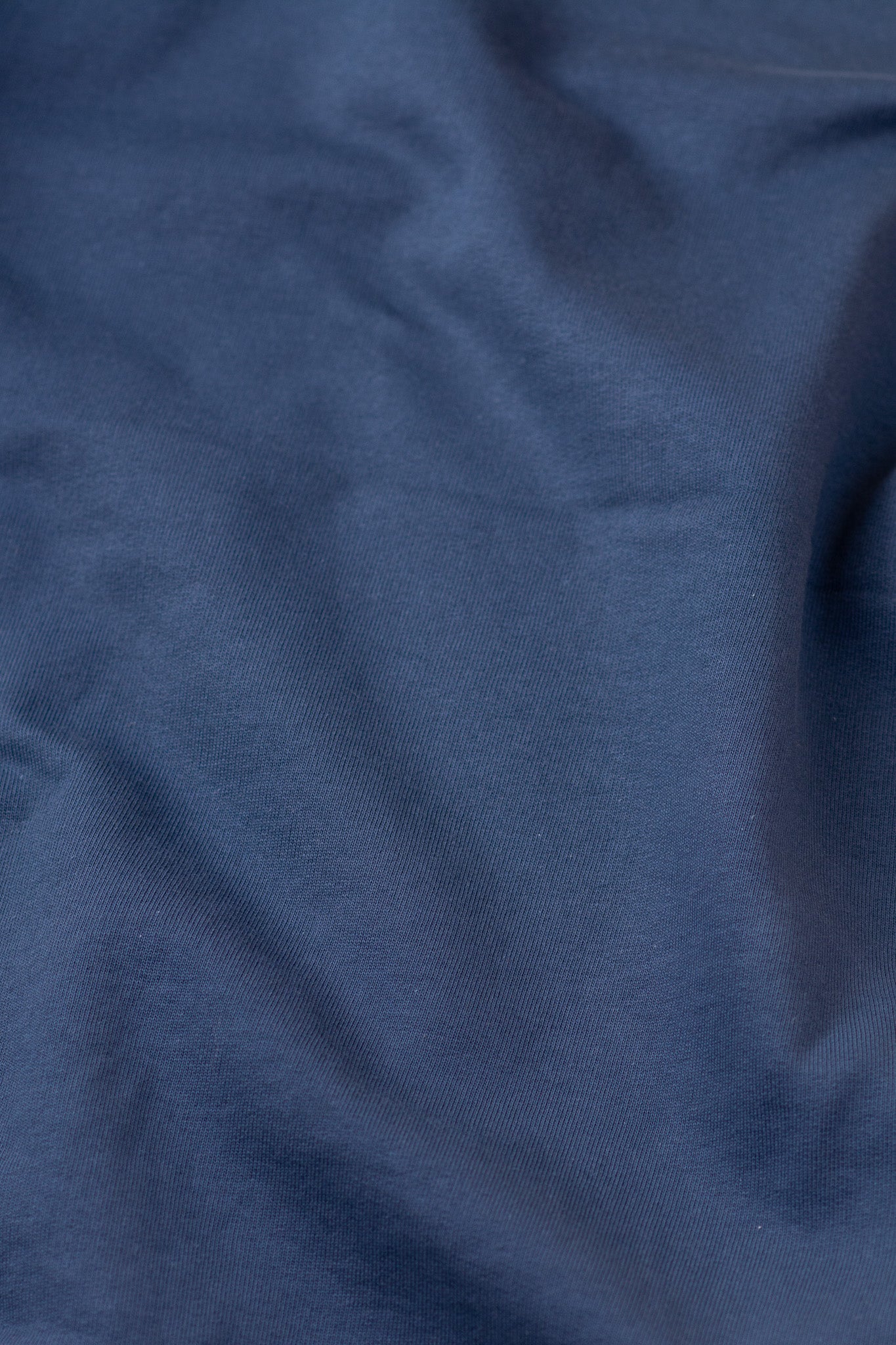 Close-up of blue fabric texture