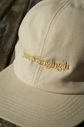 Just Winging It – Embroidered Organic Cotton Cap – Stone (Sample)