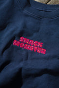 Snack Monster – Kids' Organic Cotton Sweatshirt – Classic Navy